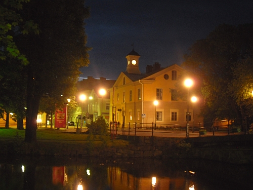 Nattbild från Kristinehamn
