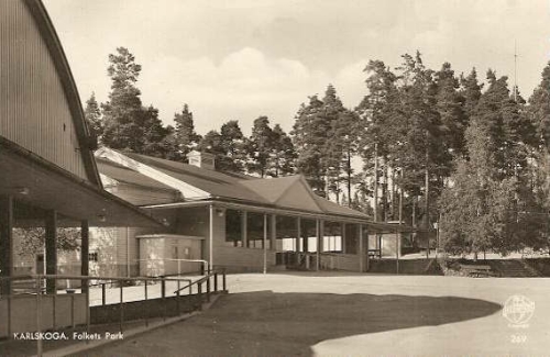 En gammal bild från Karskoga Folkets Park