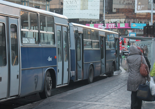 Bussar i Budapest
