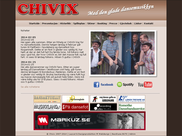Chivix med ny hemsida