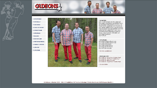 Gideons med ny hemsida
