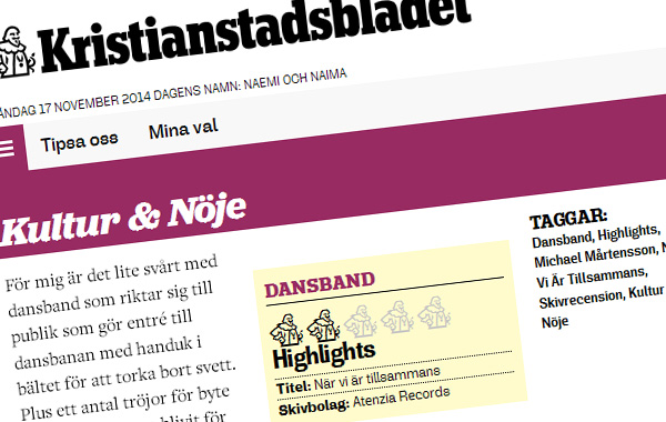 Klipp från Kristianstadbladet.se