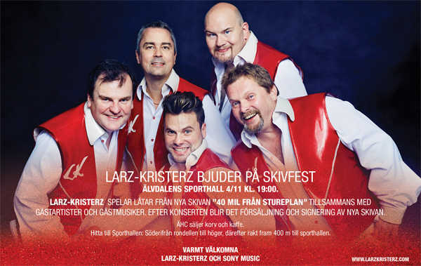 Releasefest med Larz Kristerz