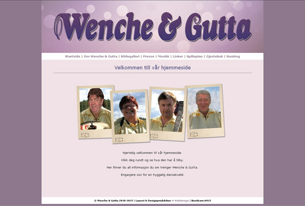 Wenche & Gutta med hemsida